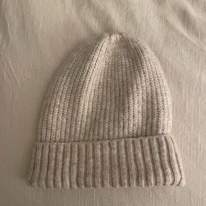 Free people cream winter beanie